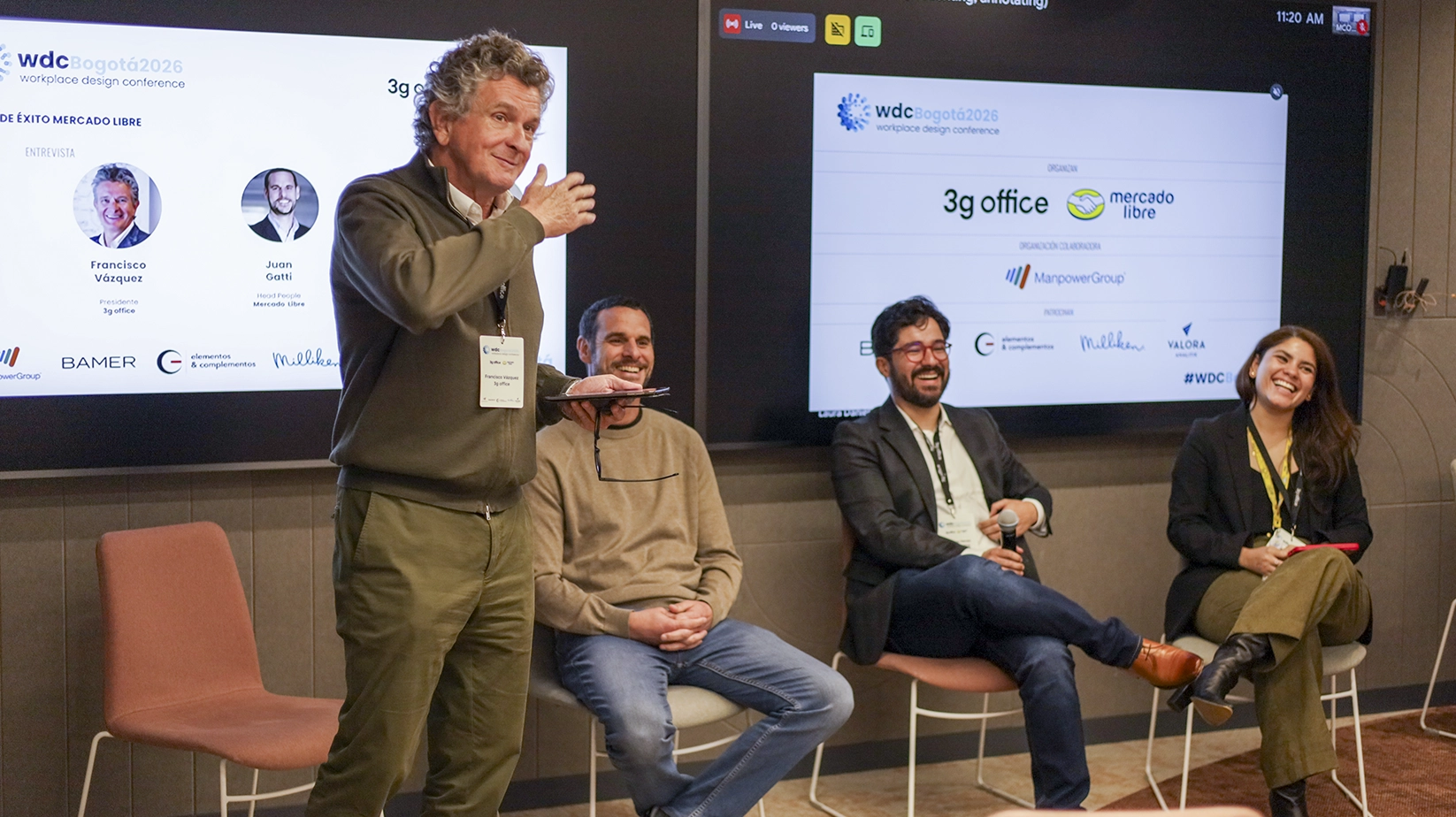 Workplace Design Conference Bogotá 2026 celebrada en la sede de Mercado Libre