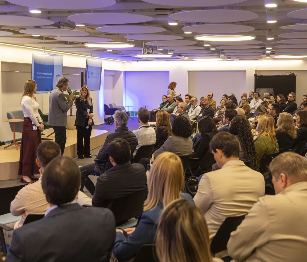 Workplace Design Conference São Paulo 2026 celebrada en la sede de Pfizer