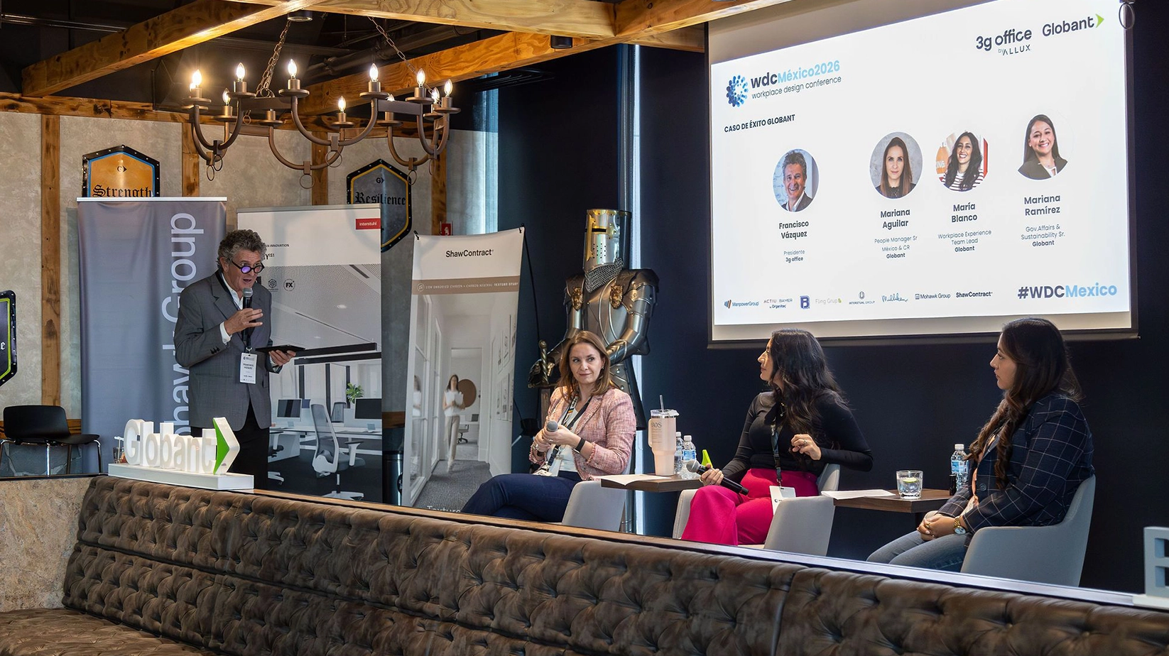 Workplace Design Conference México 2026 celebrada en la sede de Globant